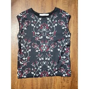 Simons Contemporaine gem print top